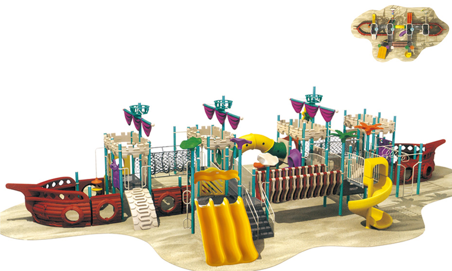 兒童滑梯海盜船系列YH-12N01A