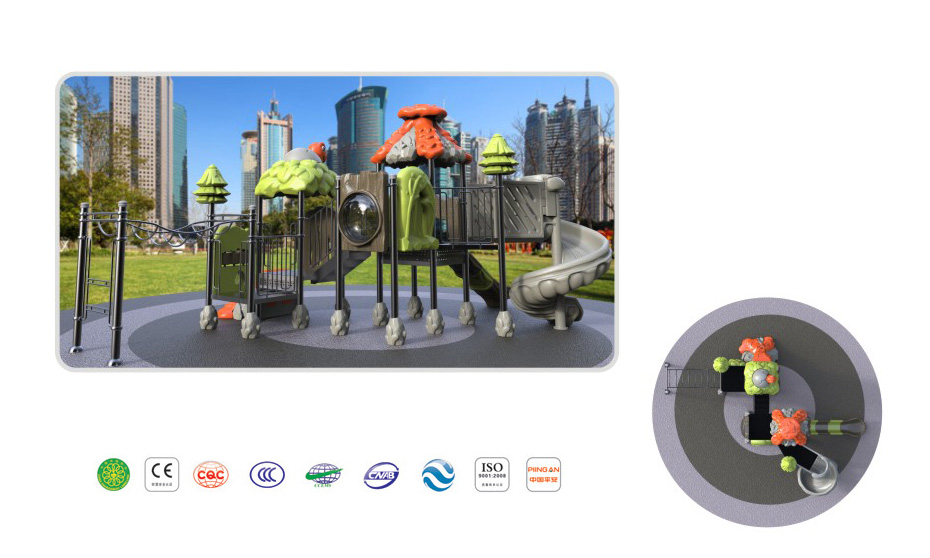 兒童滑梯森林樹(shù)屋YH-4J09A.