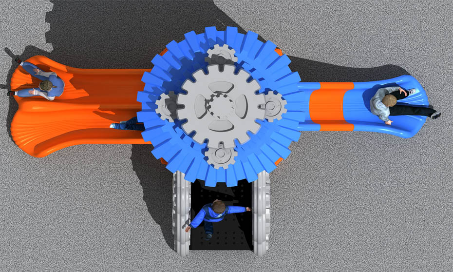 兒童滑梯萬能齒輪YH-3A019A..