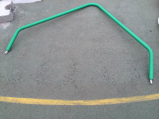 GYTY-A008移動式綠色單臂籃球架