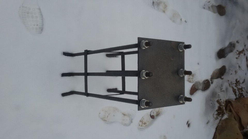 地埋籃球架預(yù)埋件（方管，圓管）