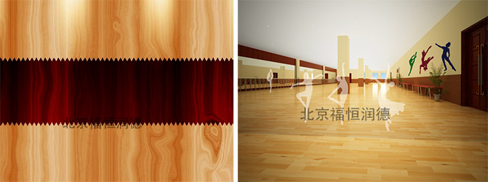 采用&ldquo;福恒&rdquo;<a href=http://www.rkkor.cn target=_blank class=infotextkey>健身</a>木地板的場(chǎng)館