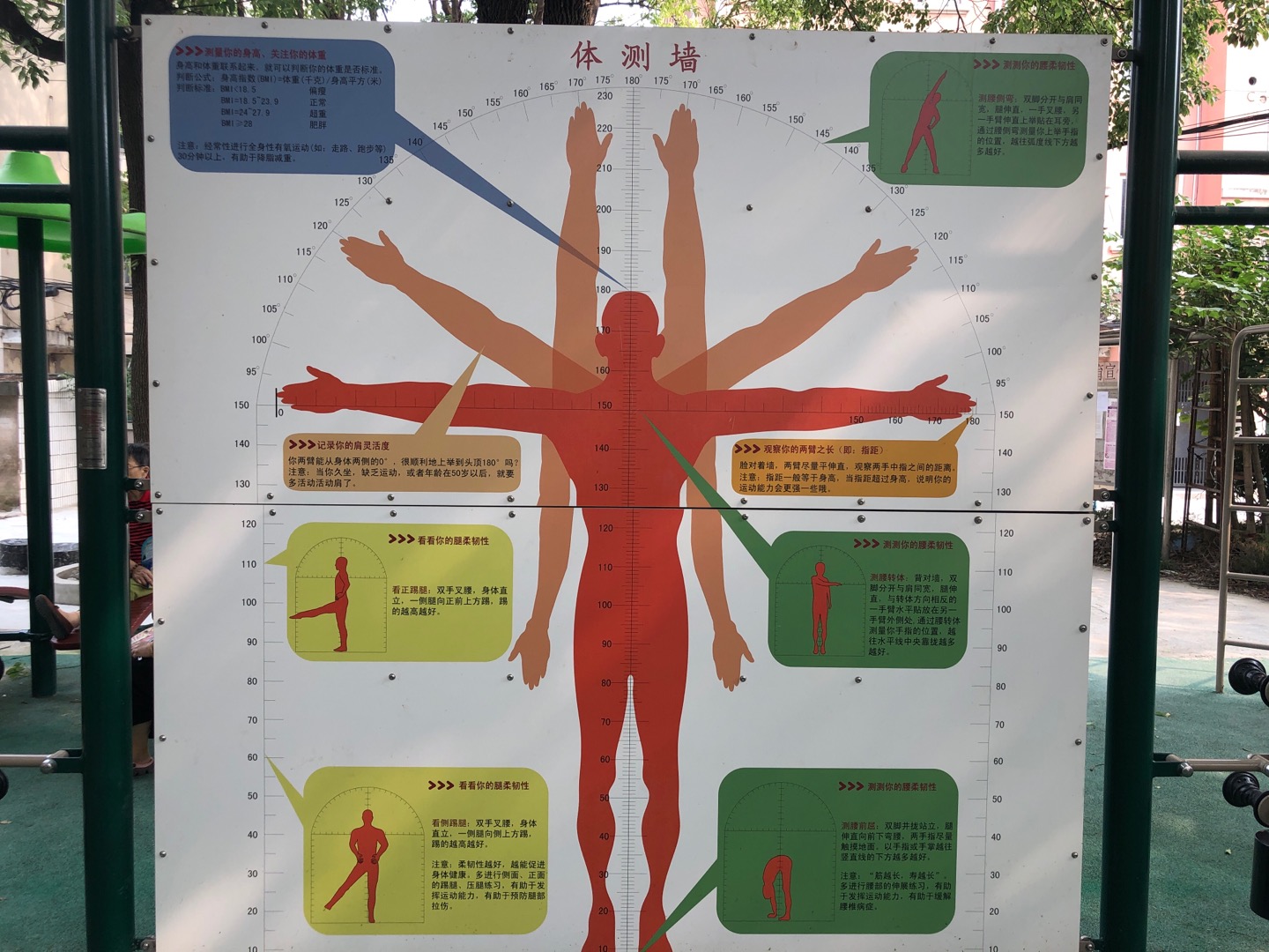 體測墻