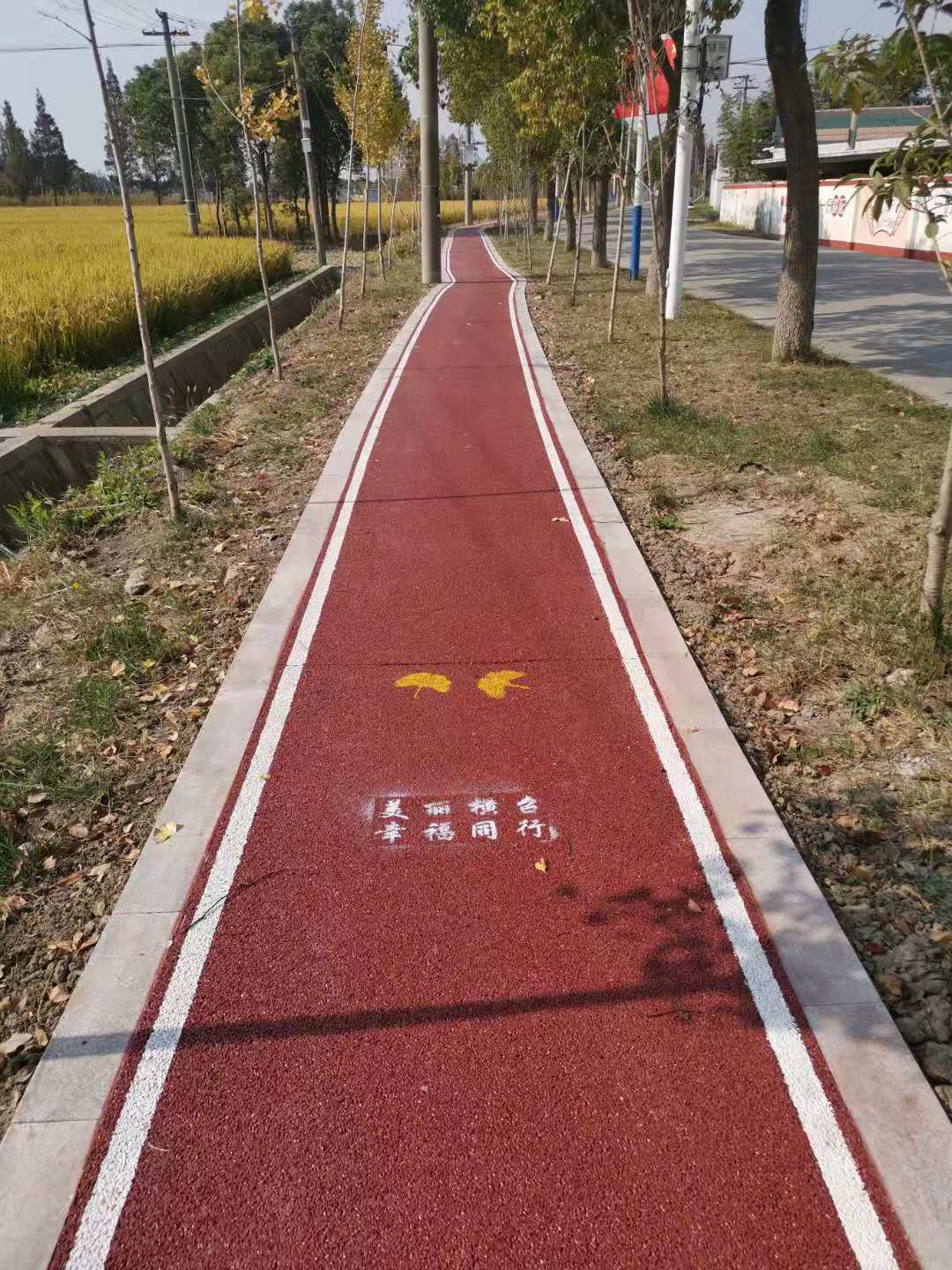 金山衛(wèi)鎮(zhèn)橫召村橫召路市民健身步道