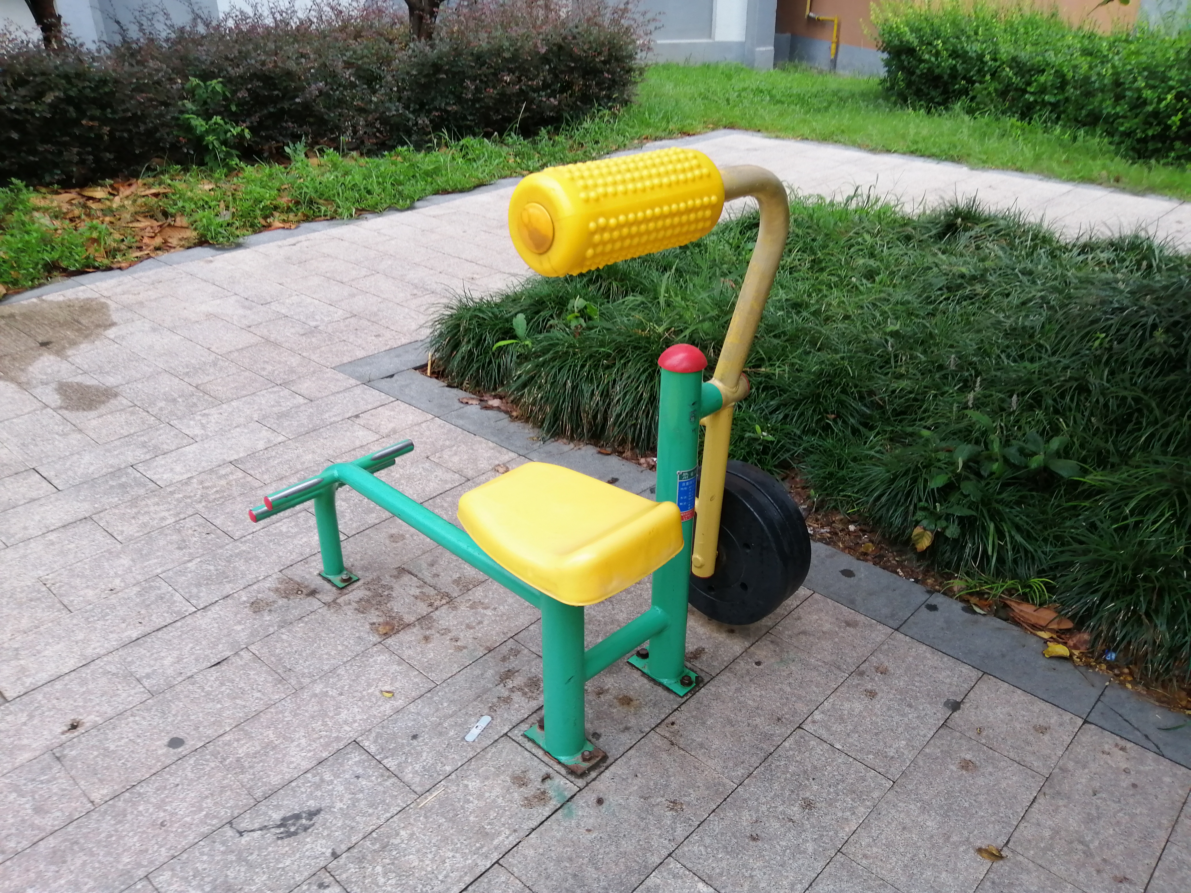 自重腹背鍛煉器