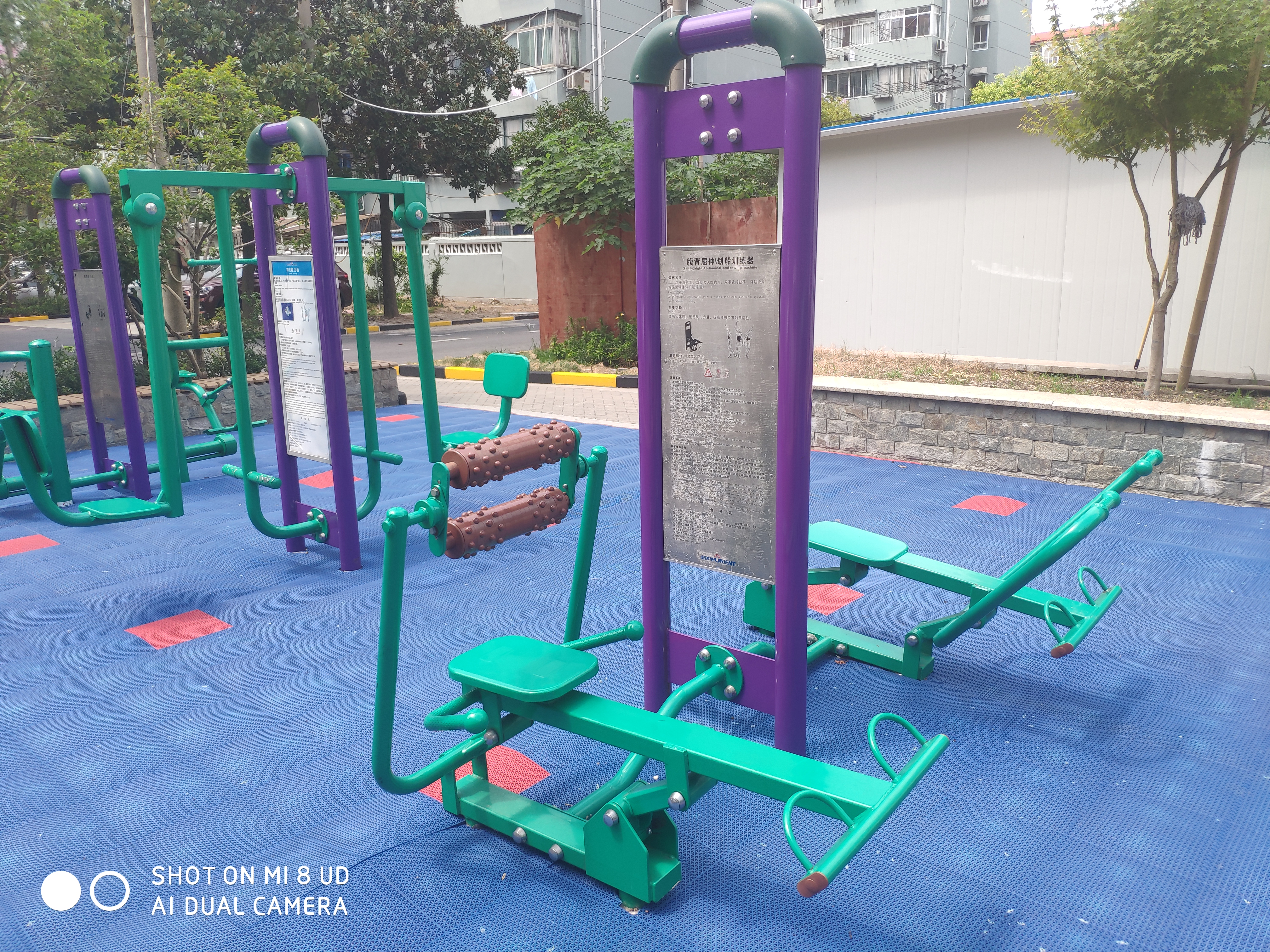 腹背屈伸/劃船訓練器