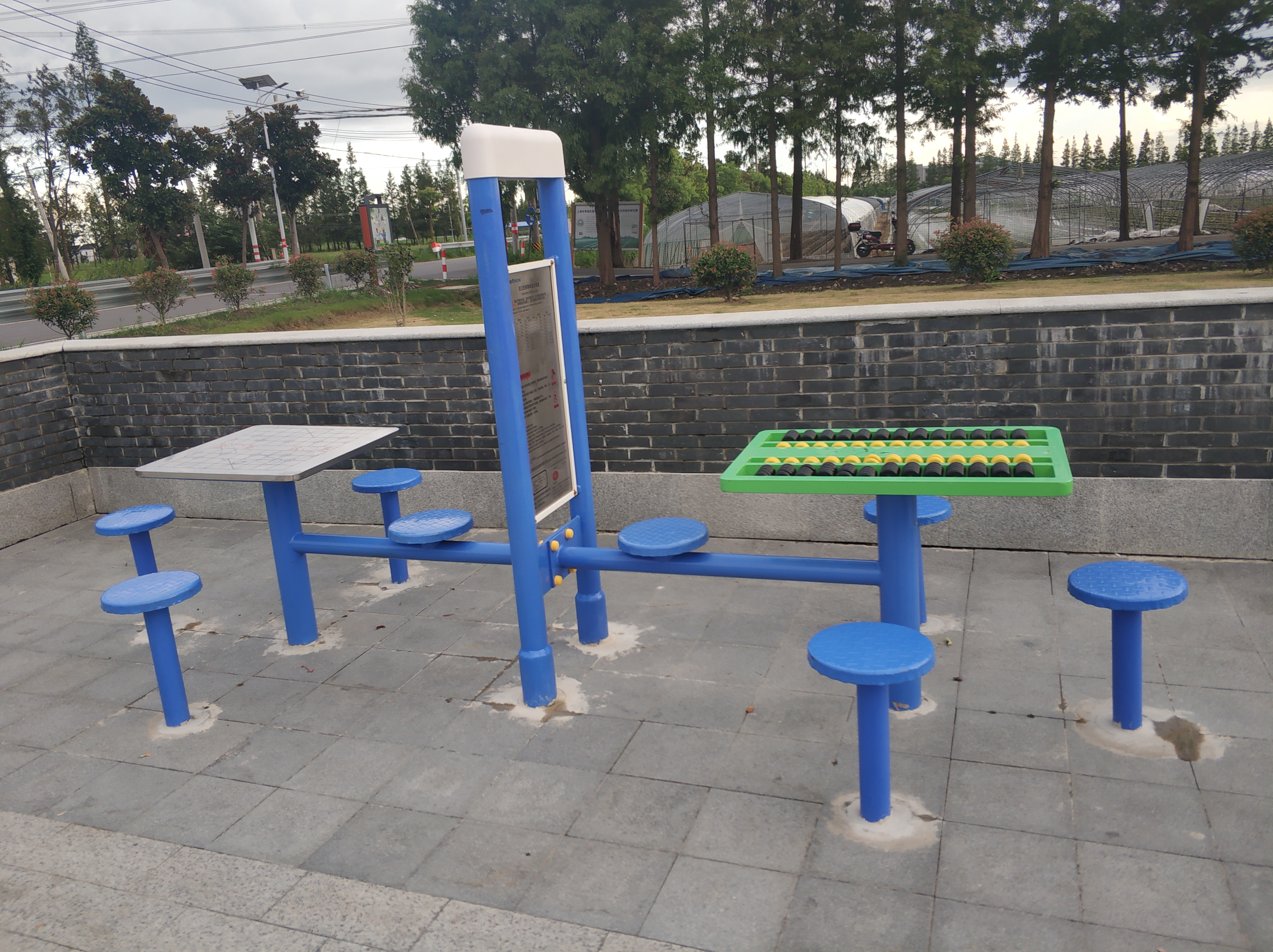 雙立柱棋牌桌益智算盤