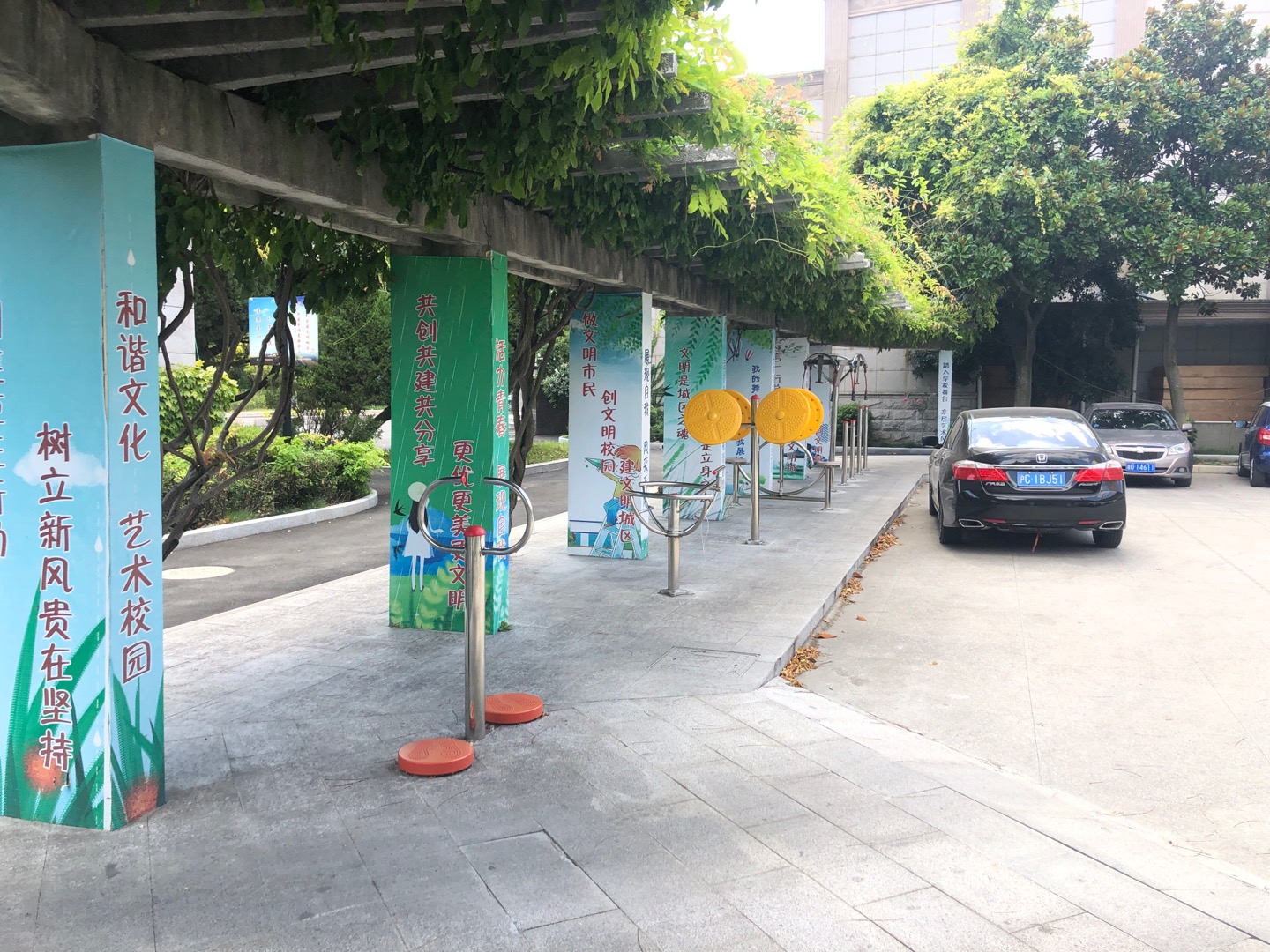 石化社區(qū)文化中心健身點