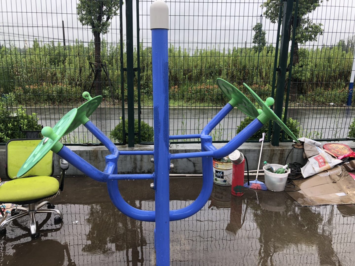 雙立柱太極揉推器