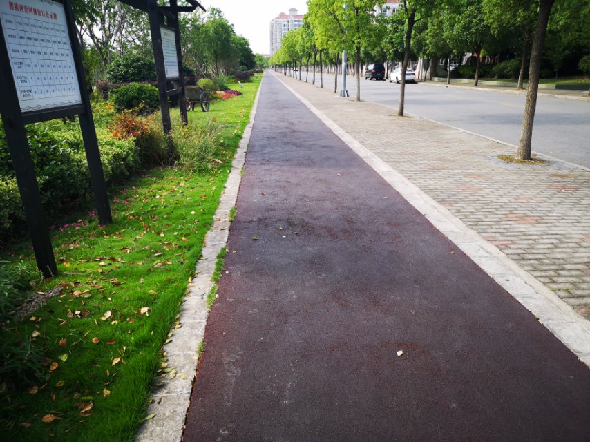 吳涇鎮(zhèn)虹梅景苑健身步道