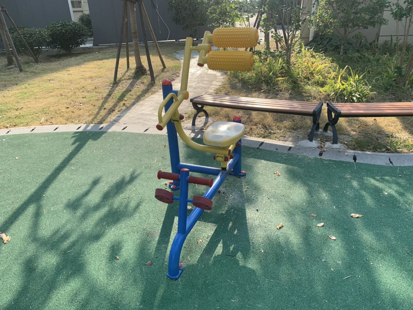 自重腹背鍛煉器