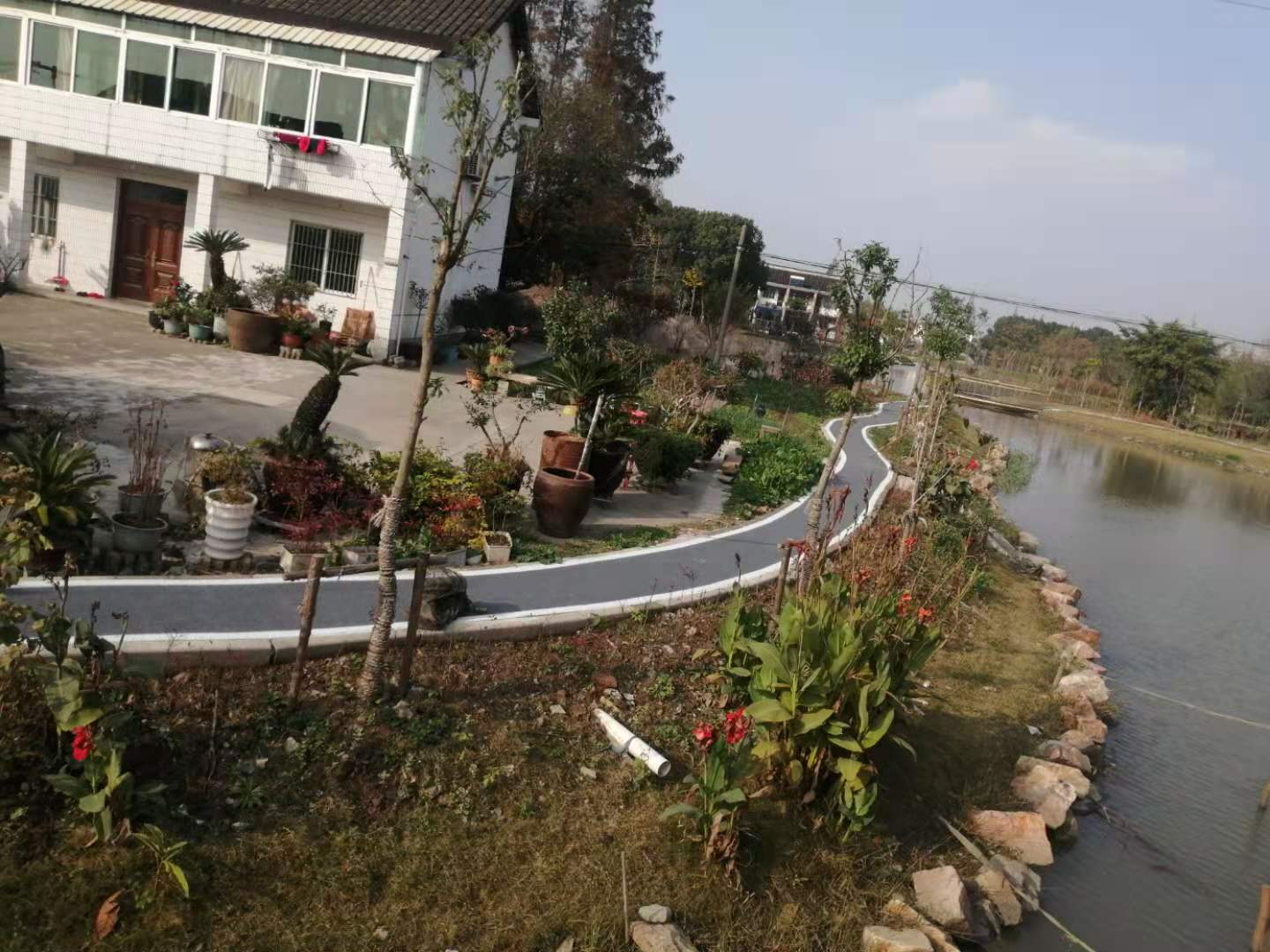 白鶴鎮(zhèn)紅旗村項家埭市民健身步道