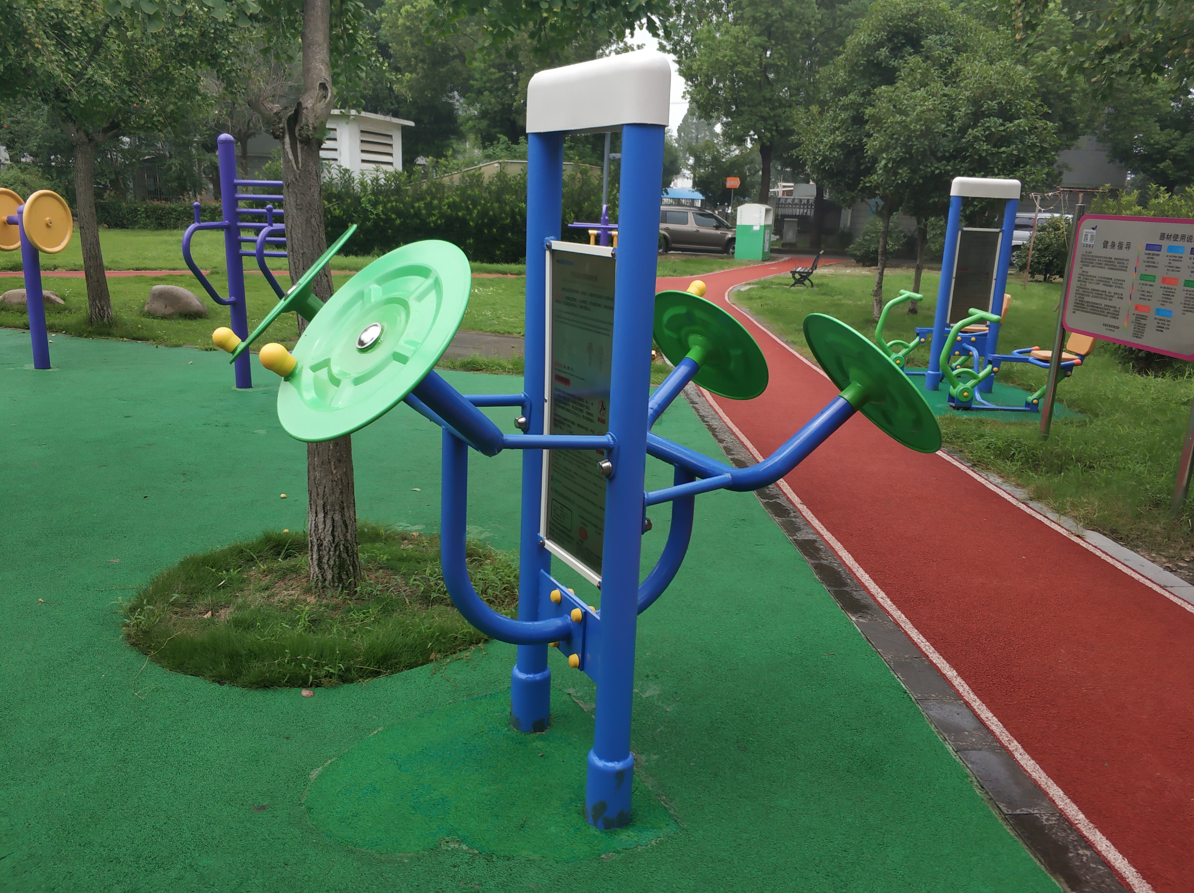 雙立柱太極揉推器