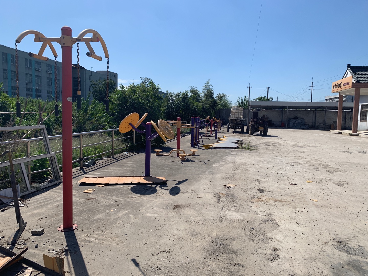 溫河村光華老年活動室健身點(diǎn)