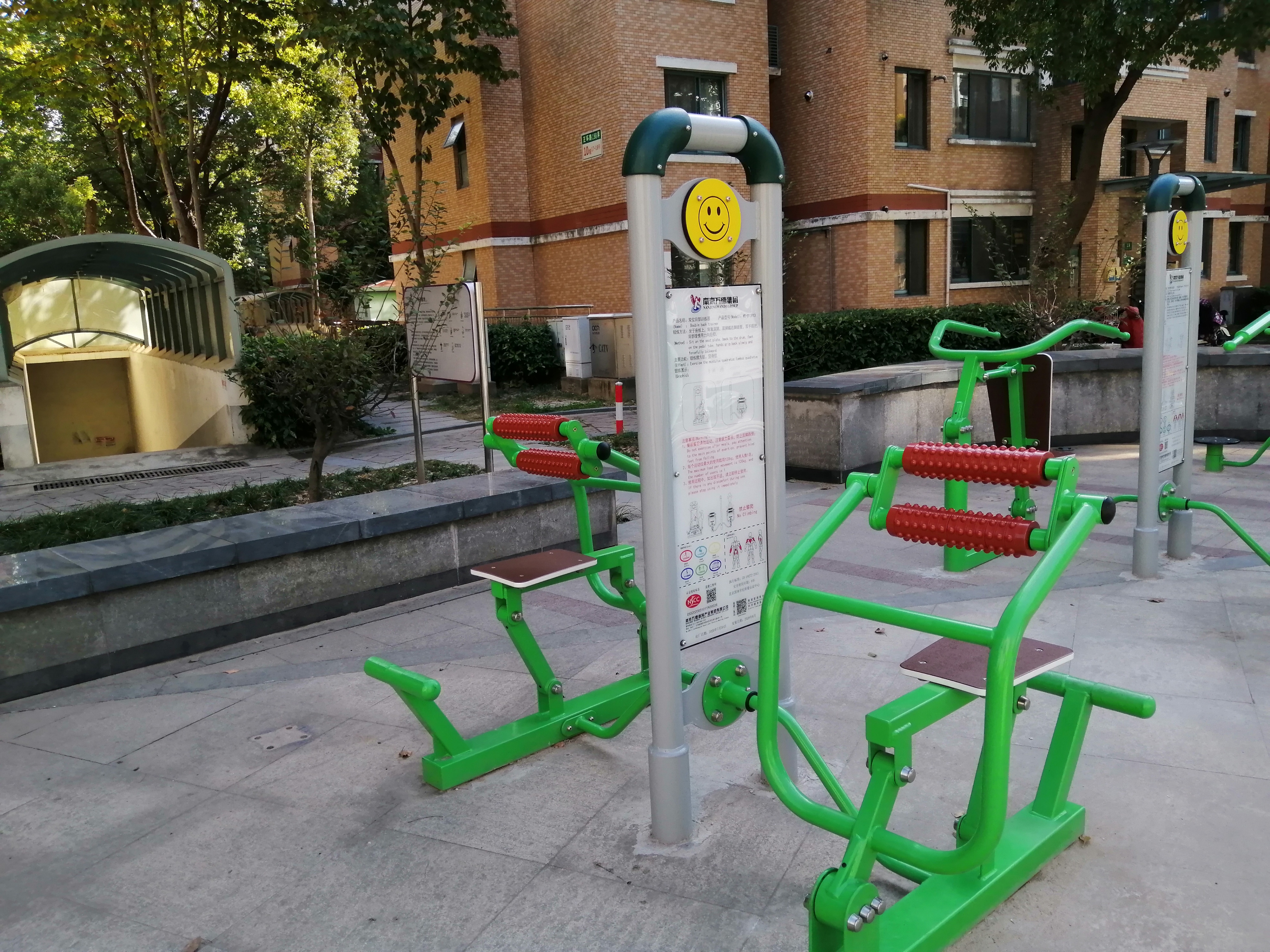 雙位背部訓練器