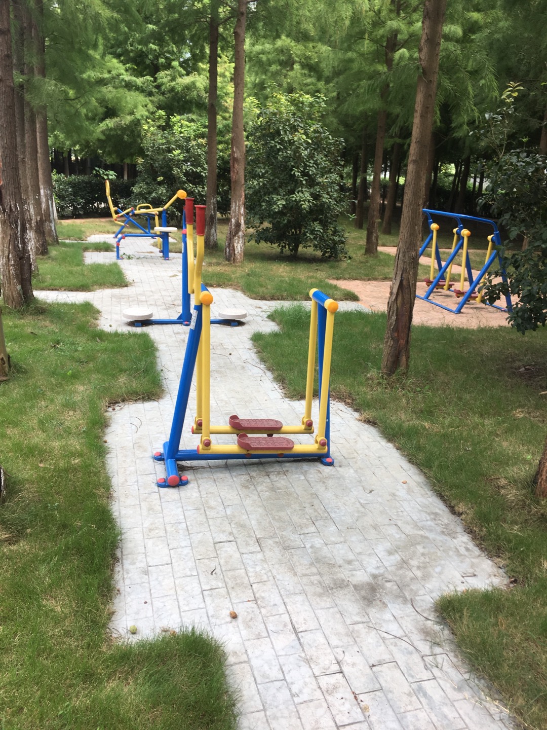 胡光村區(qū)塘健身點