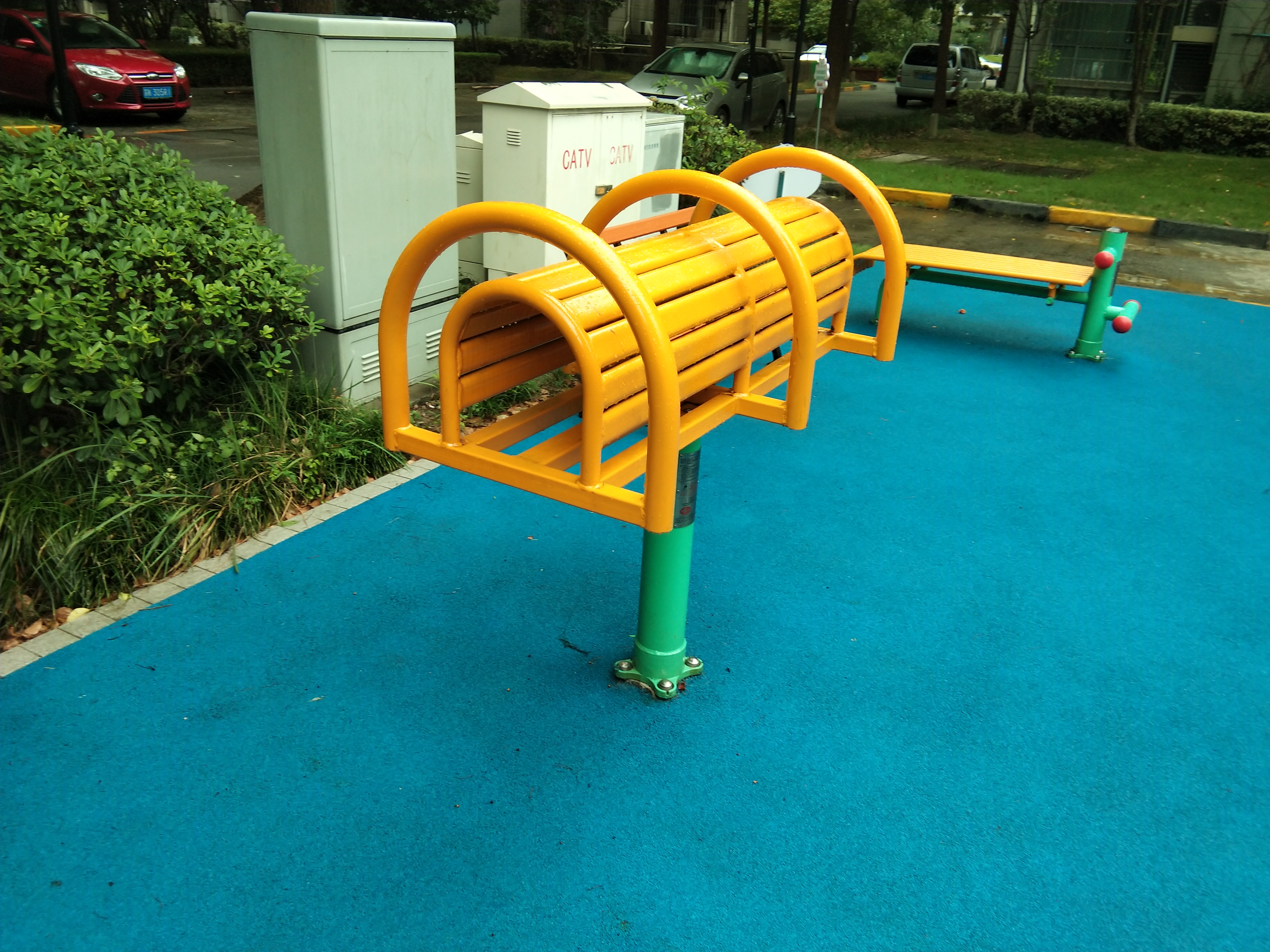 雙位伸腰伸背器