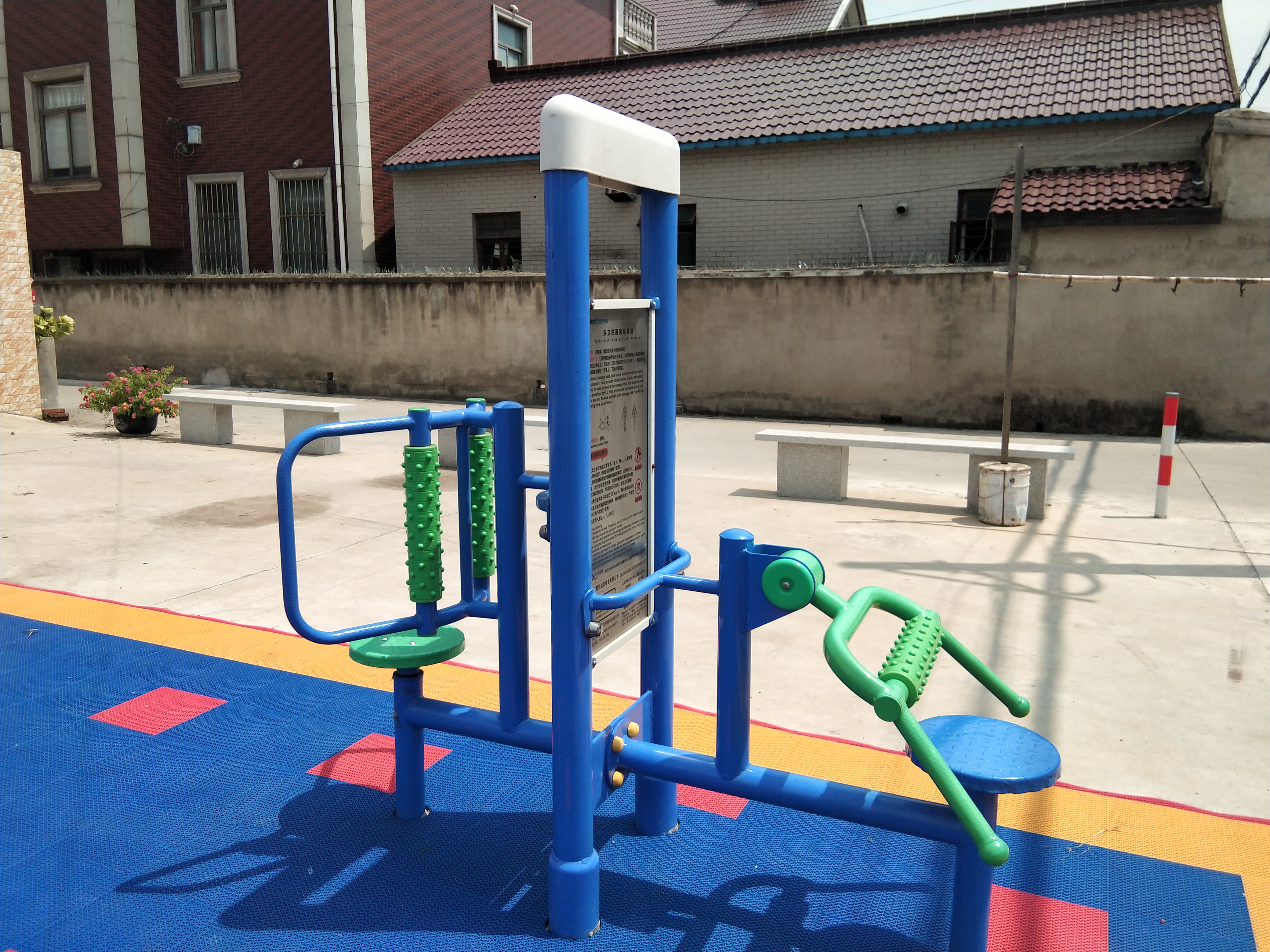 雙立柱腰背按摩器