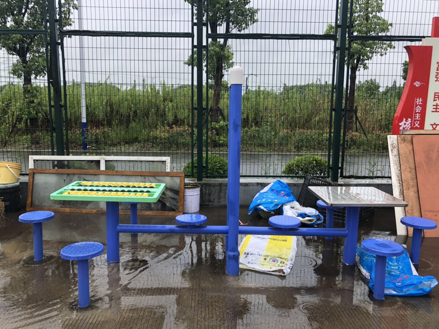 雙立柱棋牌桌益智算盤(pán)