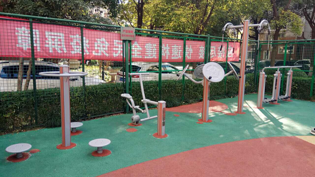 真如街道金鼎花苑小區(qū)健身苑點(diǎn)