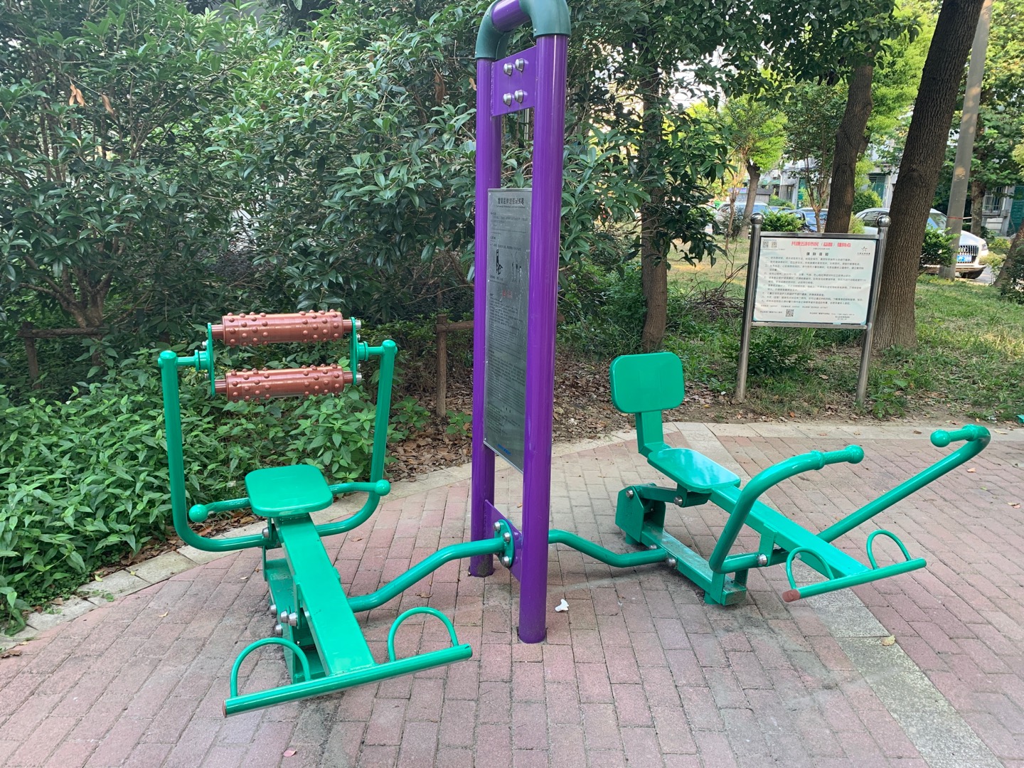 腹背屈伸/劃船訓練器