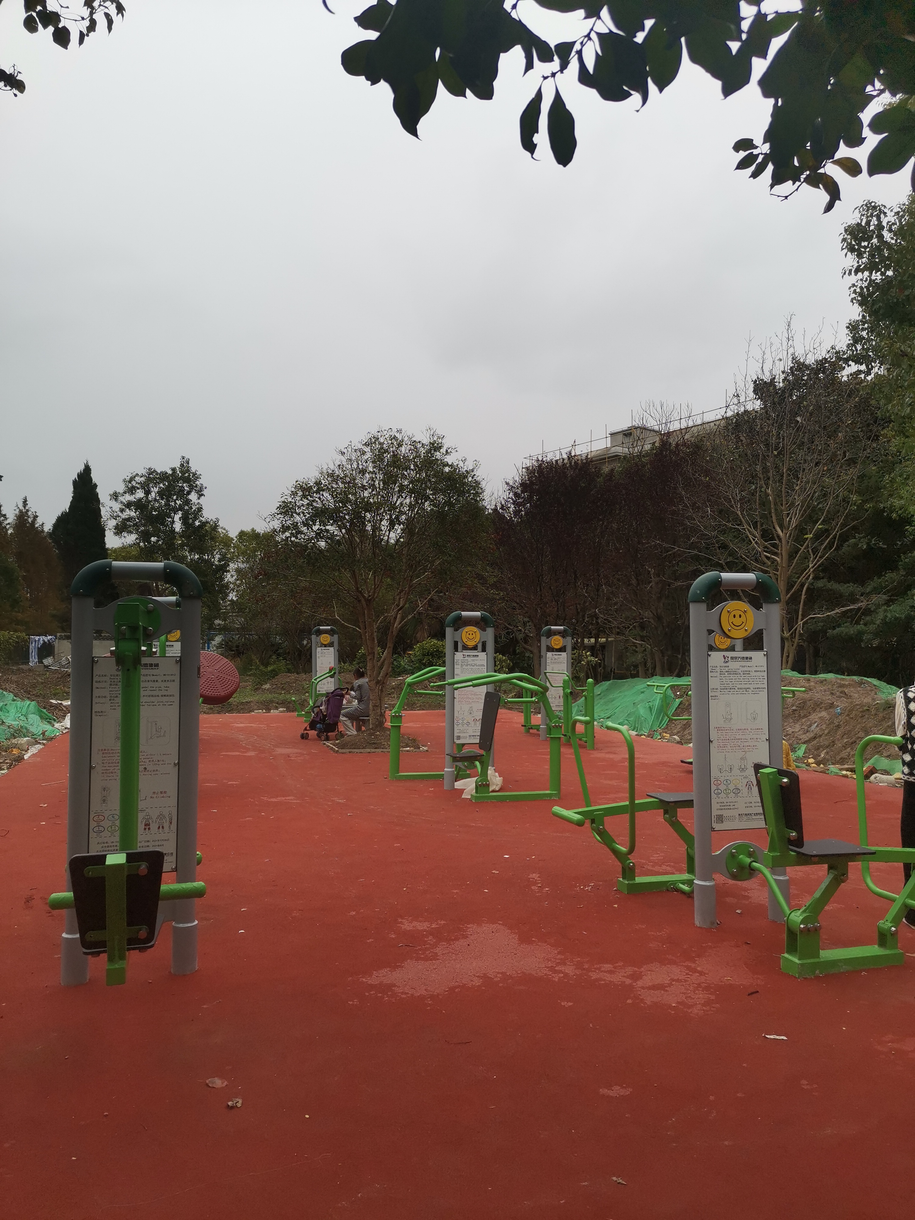 奉城鎮(zhèn)紫苑小區(qū)市民益智健身苑點