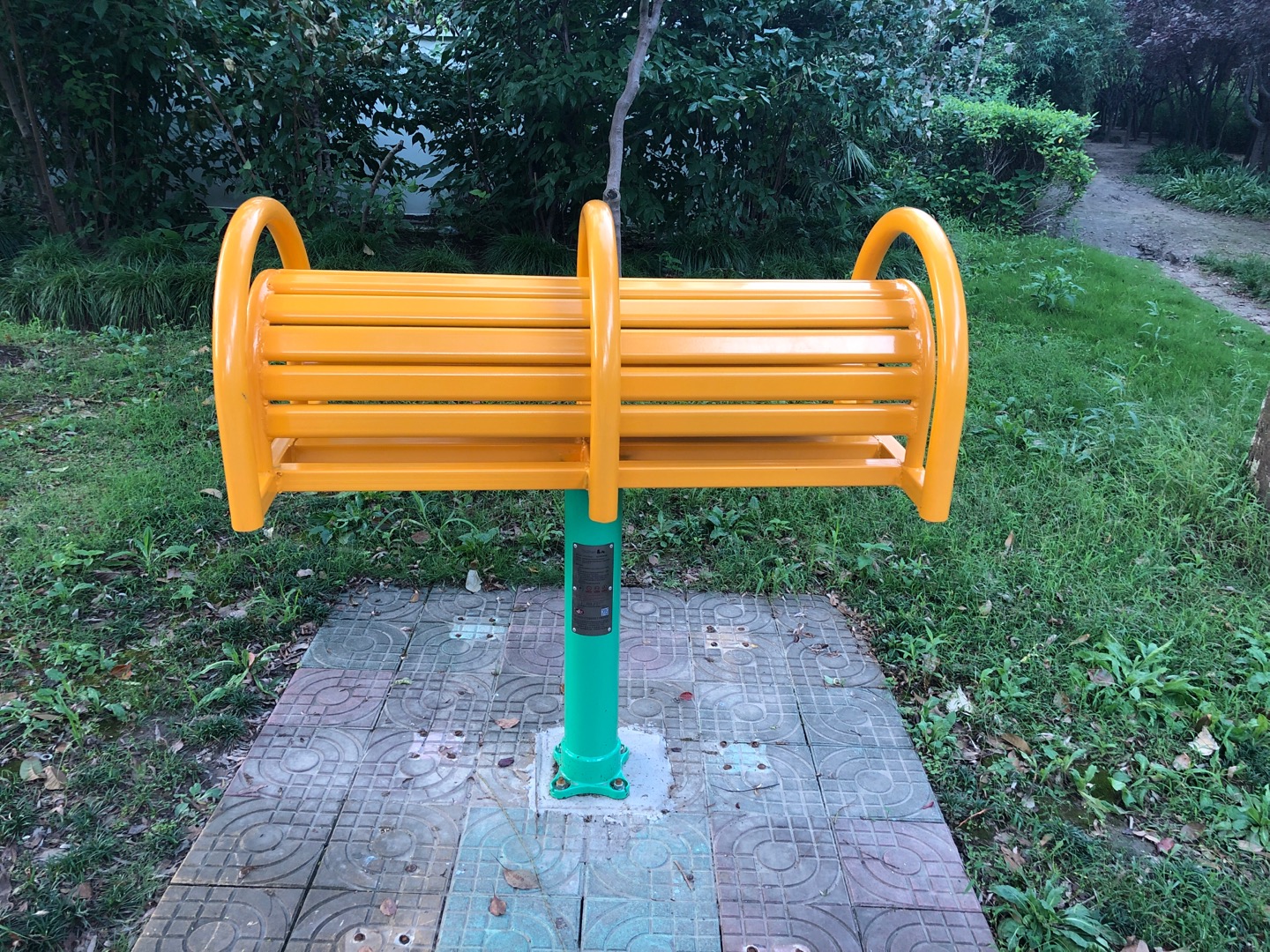 雙位伸腰伸背器