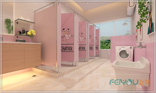 南方幼兒園室內(nèi)整體設(shè)計(jì)：簡(jiǎn)約卡通衛(wèi)生間