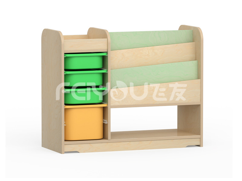 實木閱讀書架兒童組合書架-089
