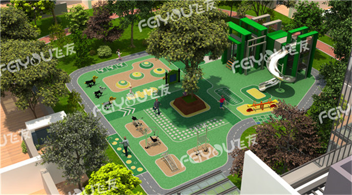 南方戶外兒童游樂設(shè)施整體設(shè)計方案之二