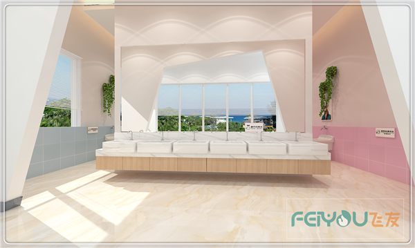 南方幼兒園室內(nèi)整體設(shè)計(jì)：簡(jiǎn)約卡通衛(wèi)生間