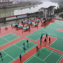 優(yōu)冠可定制硅PU場地 戶外硅PU場地 環(huán)保硅PU球場 廠家直銷 歡迎來電咨詢