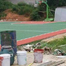 奧康丙烯酸面漆廠(chǎng)家北京昌平區(qū)塑膠籃球場(chǎng)地面鋪裝