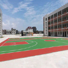 利達(dá)硅pu球場(chǎng)材料用量無溶劑硅pu球場(chǎng)材料硅pu球場(chǎng)材料工程、硅PU籃球場(chǎng)材料供應(yīng)商廠家、硅PU羽毛球場(chǎng)材料包工包料施工