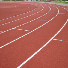 學(xué)校跑道體育館室外硅PU材料塑膠跑道施工，硅PU塑膠籃球場造價