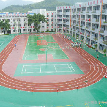 籃球場地施工硅PU場地 硅PU籃球場 運(yùn)動場施工造價 人造草坪 電話聯(lián)系
