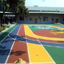 利達(dá)供應(yīng)水性硅PU ，水性丙烯酸材料、塑膠跑道，EPDM 材料廠家湖北武漢球場材料銷售施工一體，湖北材料廠家